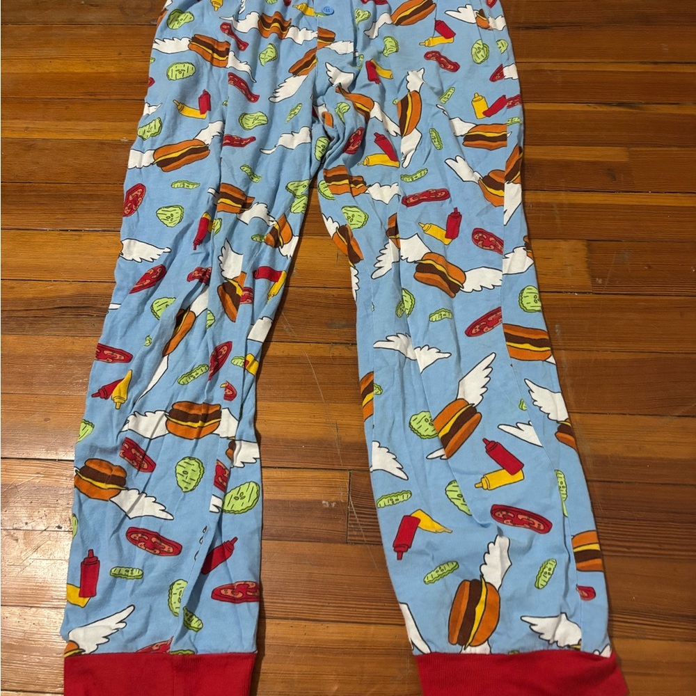 Women's Bob Burgers Pajama Pants with Fun Burger Print